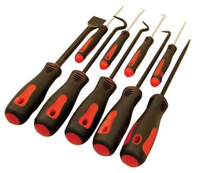 ATD-8424 ATD Tools 9 Pc. Scraper, Hook & Pick Set