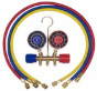 ROB-40153 ROB-40153- Two-Way Side Wheel Manifold Gauge Set with Hoses